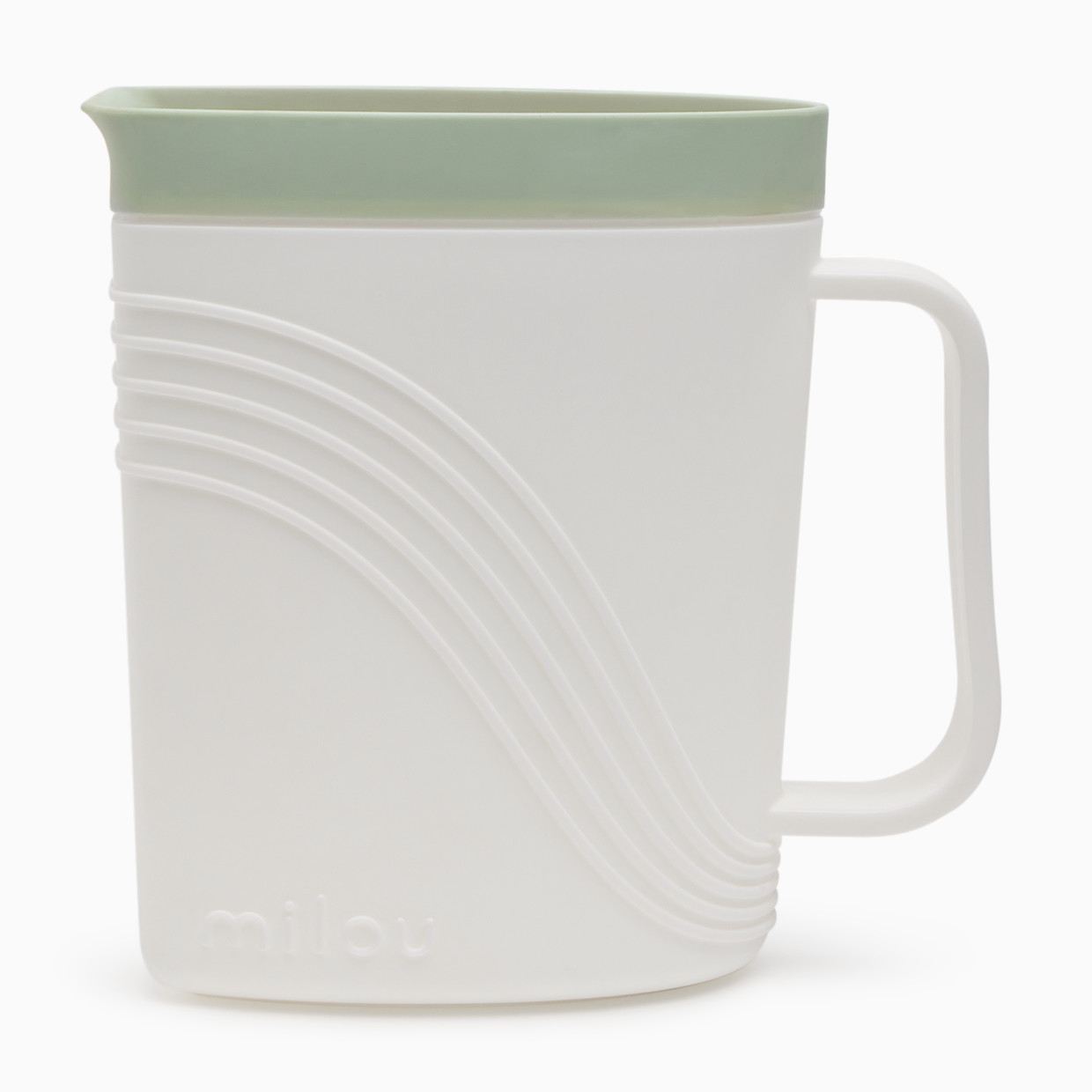 Milou Modern Bath Rinse Cup - White/Mint.