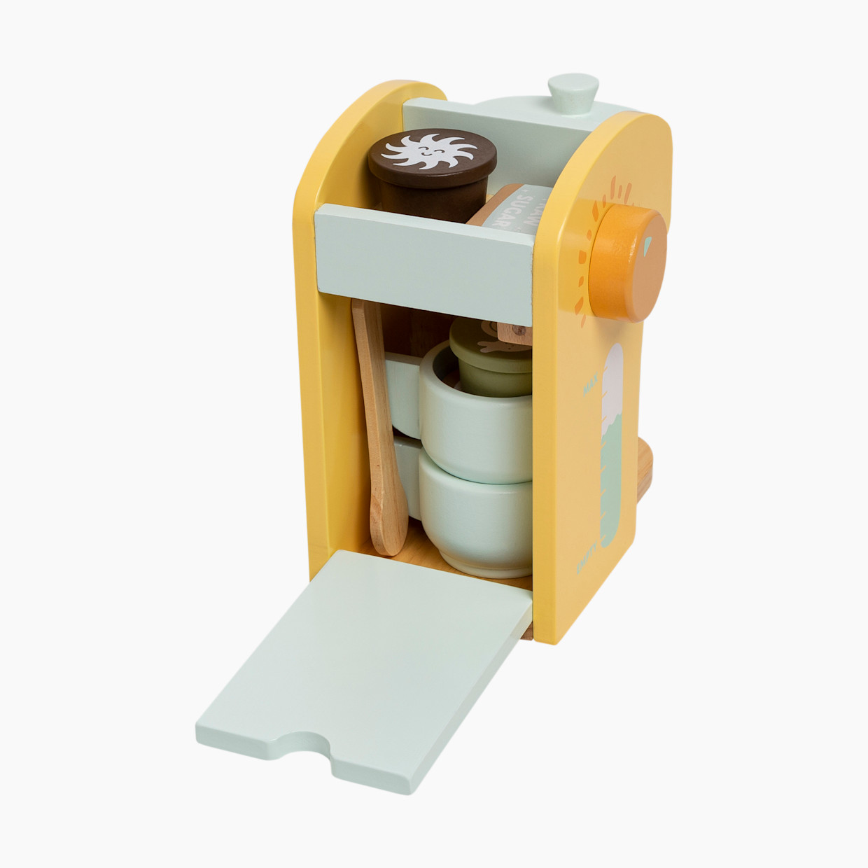 Pearhead Wooden Barista Coffee Maker Toy Set.