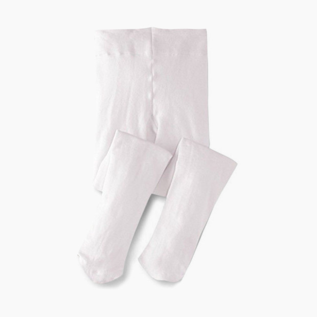Jefferies Socks Pima Cotton Tights - White, 0-6 Months.