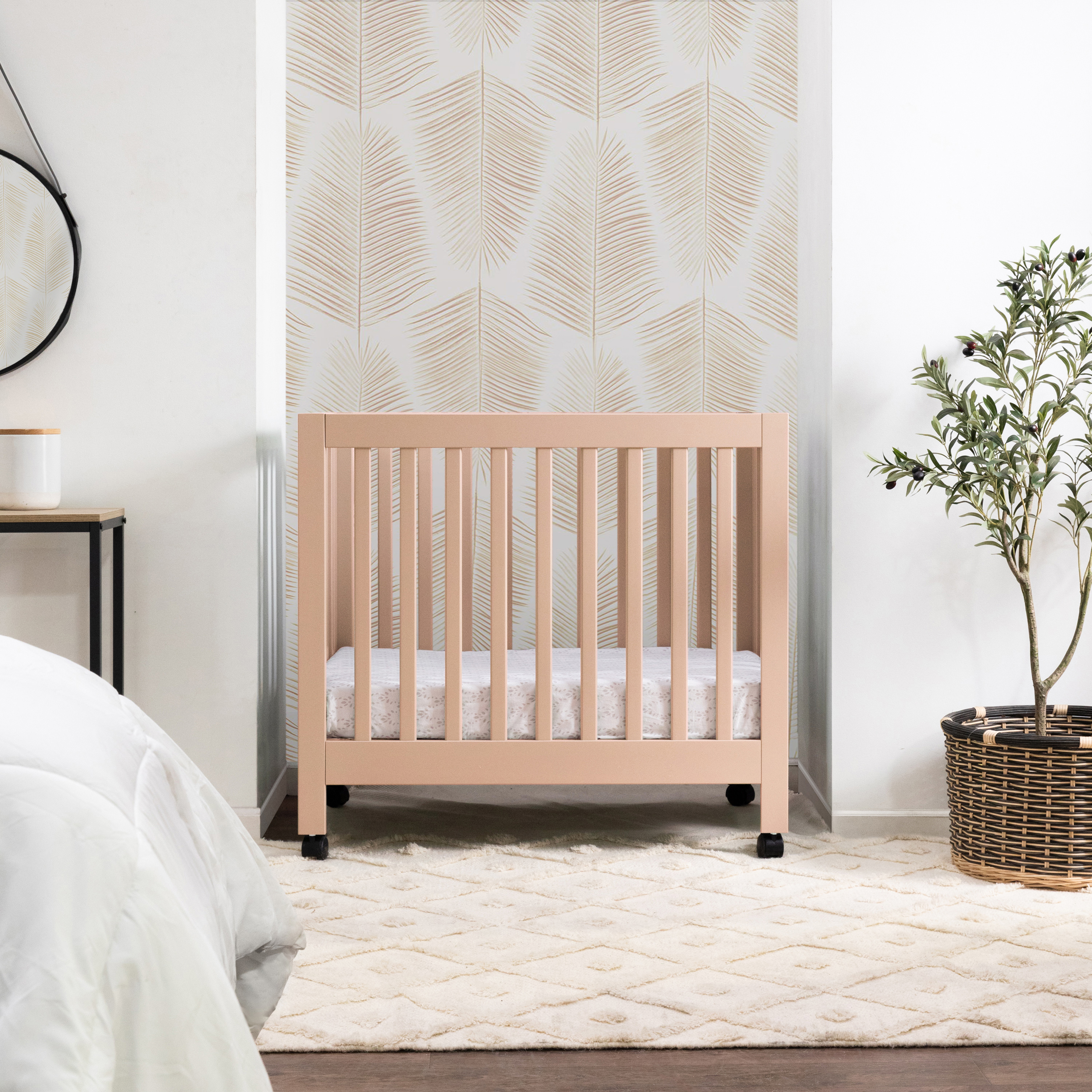 babyletto Origami Mini Crib - Canyon.