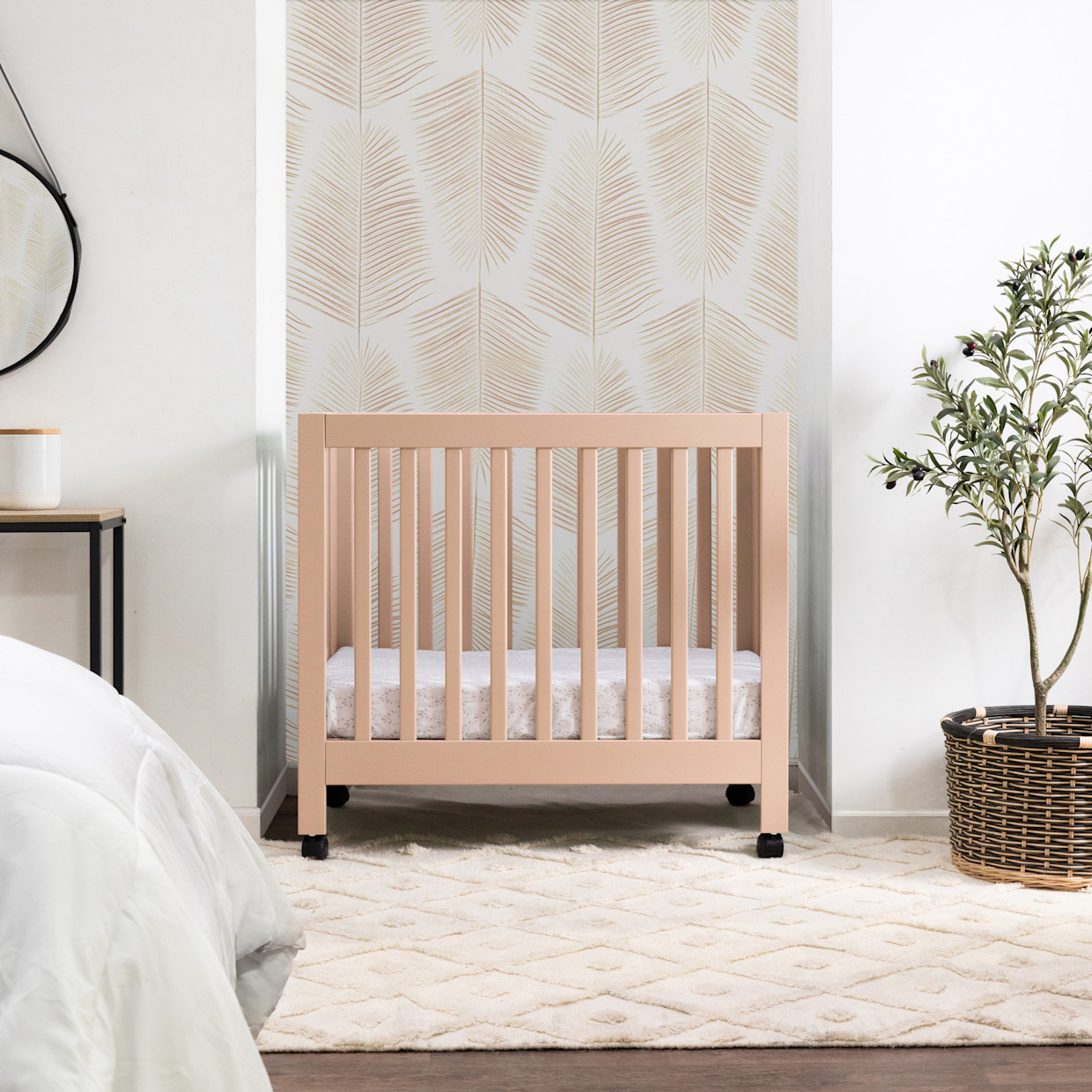 babyletto Origami Mini Crib - Canyon.