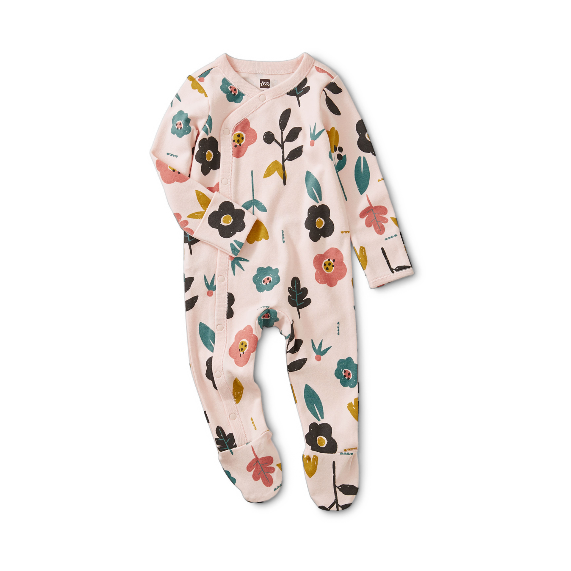 snap footie pajamas