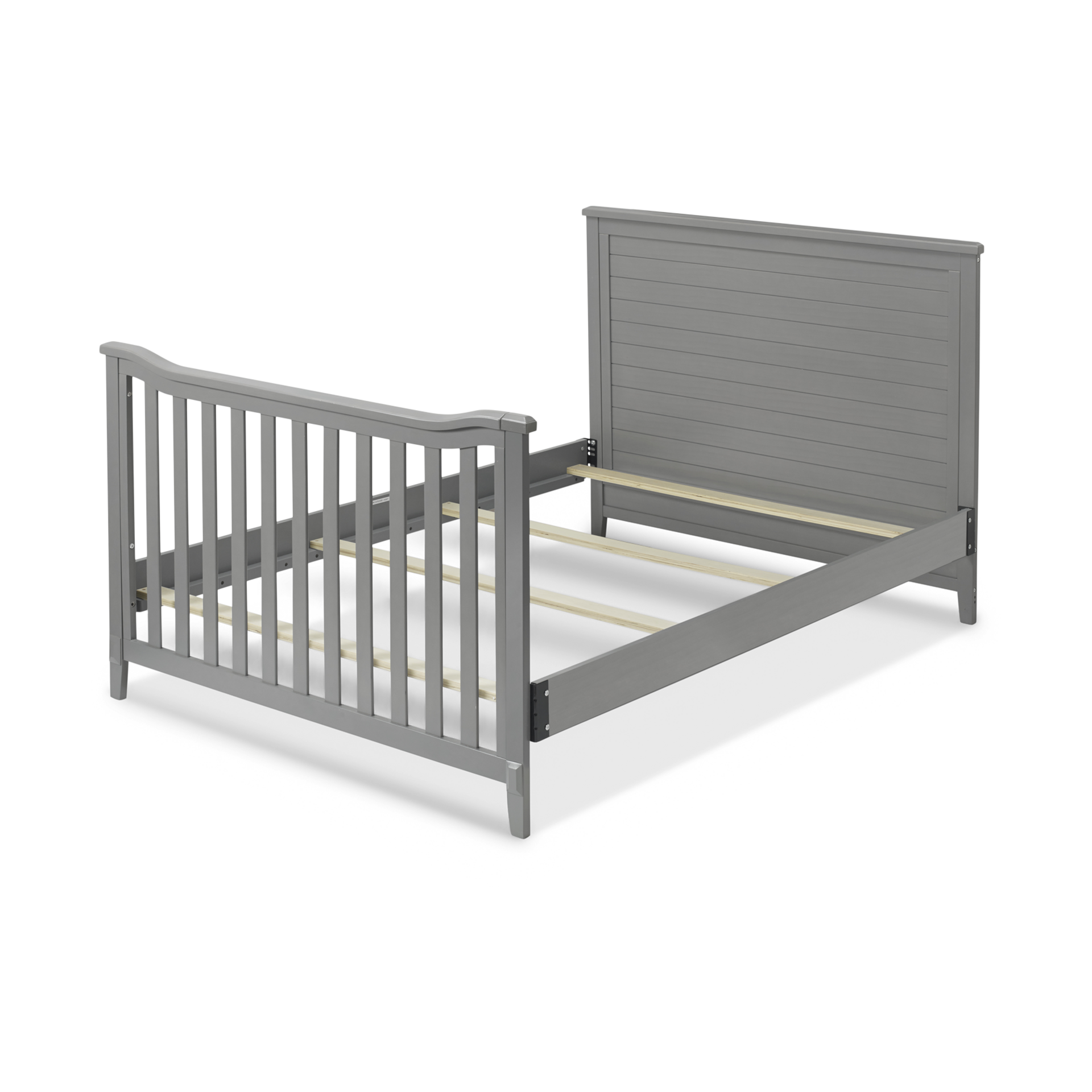 Sorelle Berkley Crib & Changer Panel Crib - Weathered Gray.
