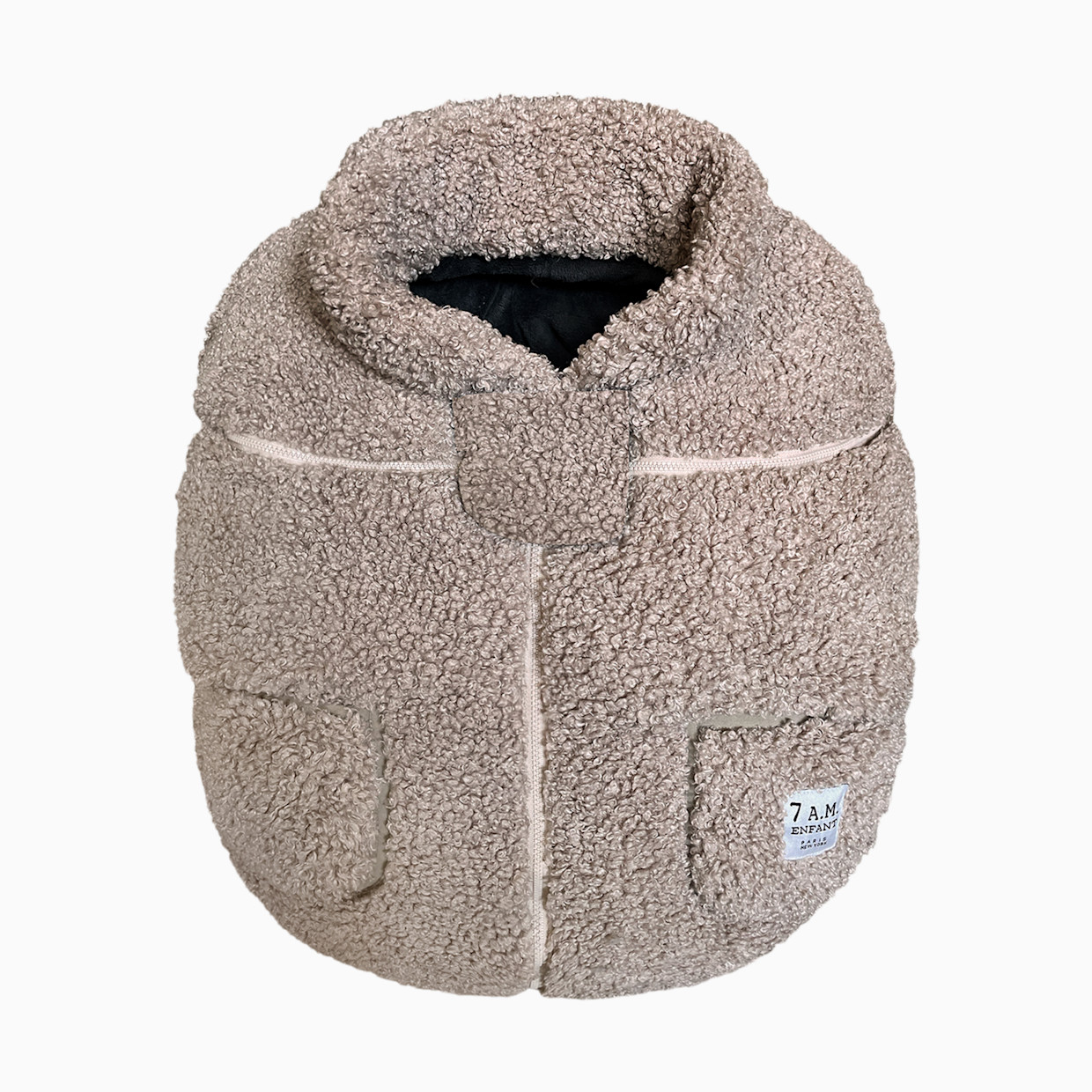 7AM Enfant Car Seat Cocoon - Teddy Oatmeal.