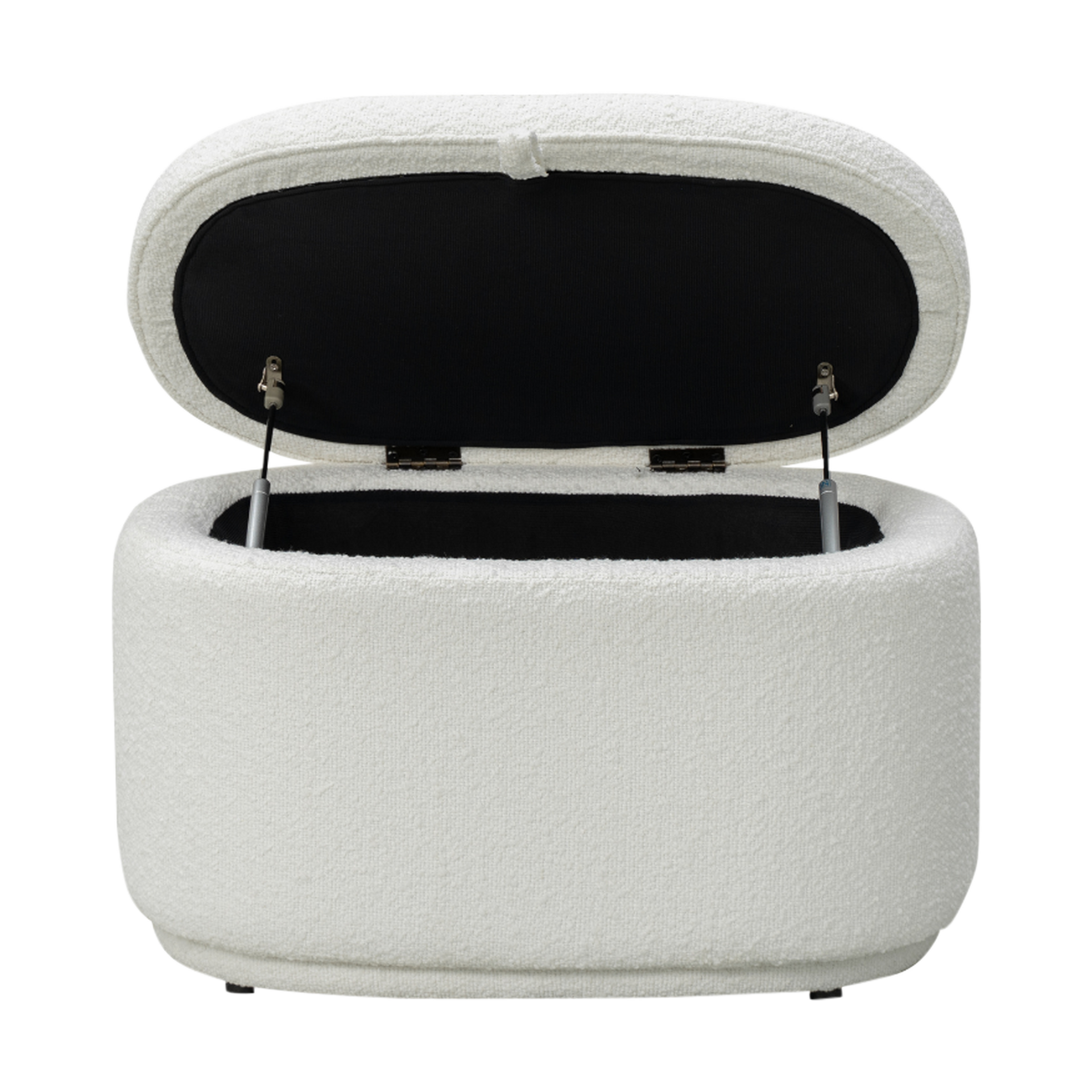 Nurture& The Storage Ottoman - Boucle White.