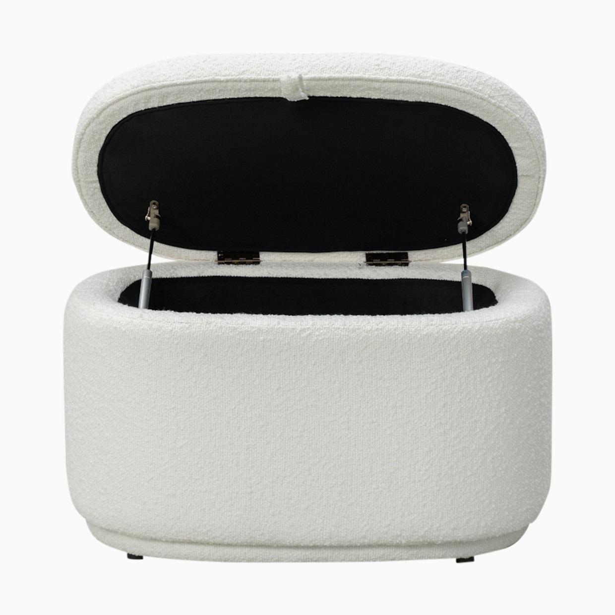 Nurture& The Storage Ottoman - Boucle White.