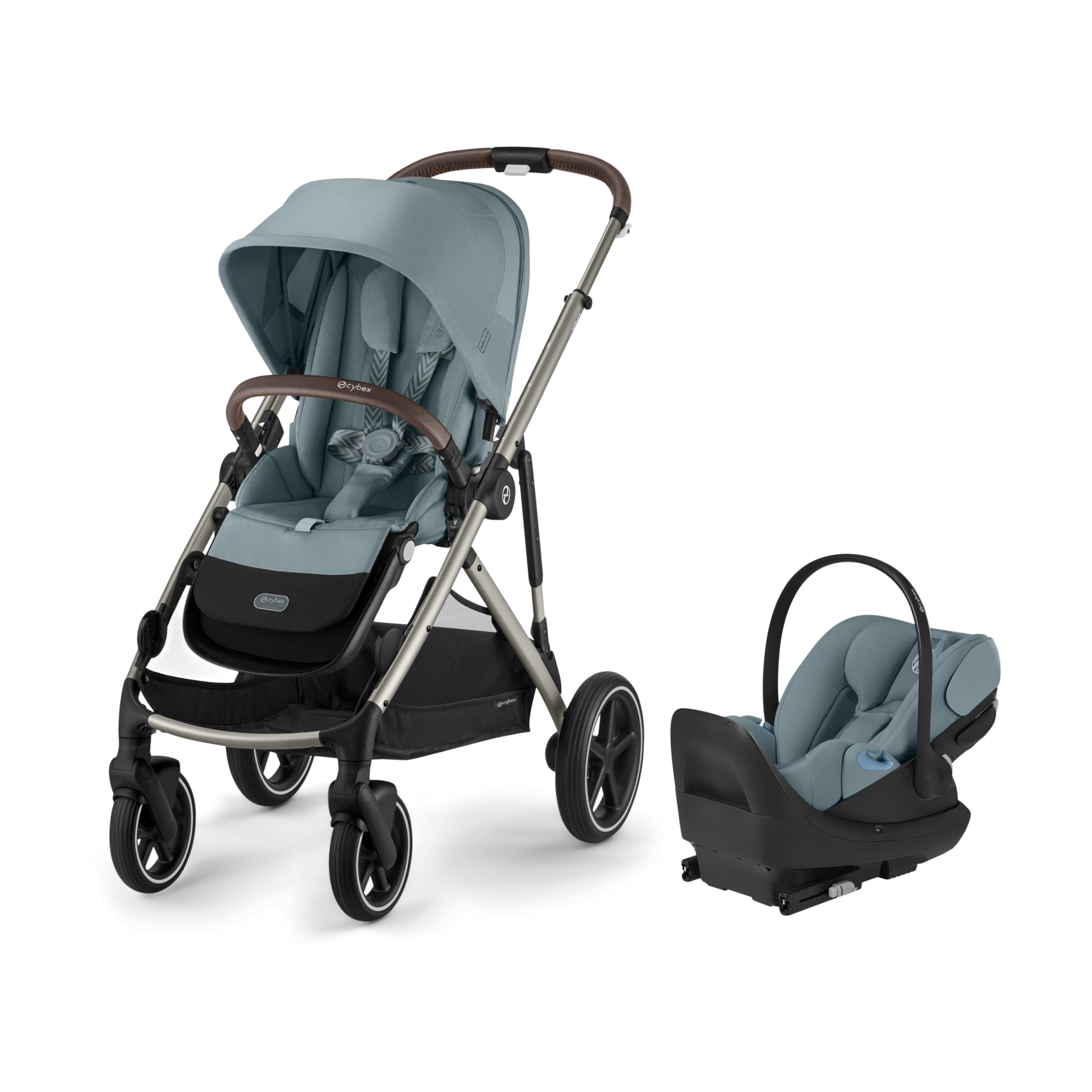 Thumbnail of Taupe Frame/Stormy Blue