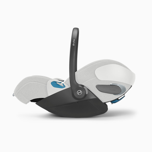 Cybex Cloud T Comfort Extend Infant Car Seat with SensorSafe - Platinum White.