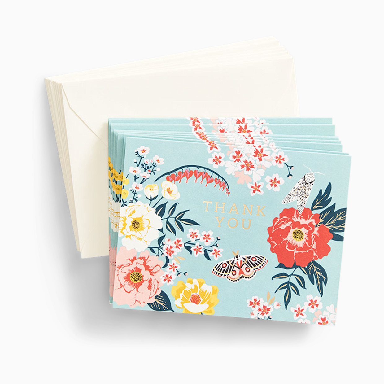 Paper Source Garden Party Thank You Card Set (10).