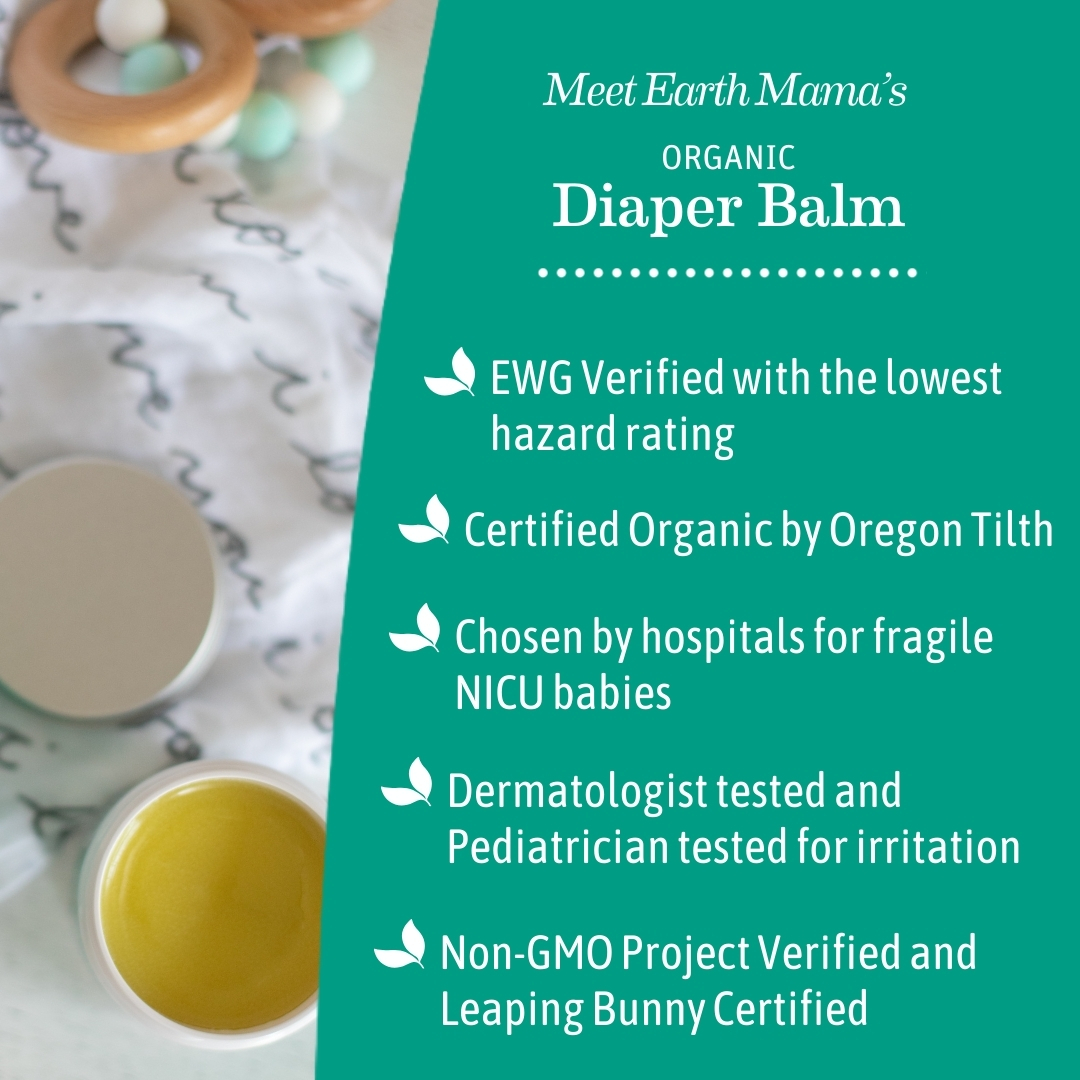 Earth Mama Nipple Butter & Diaper Balm Bundle.