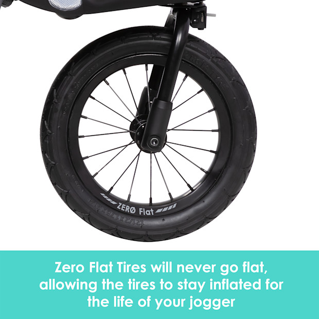 Baby Trend Expedition Zero Flat Jogger with LED Lights.