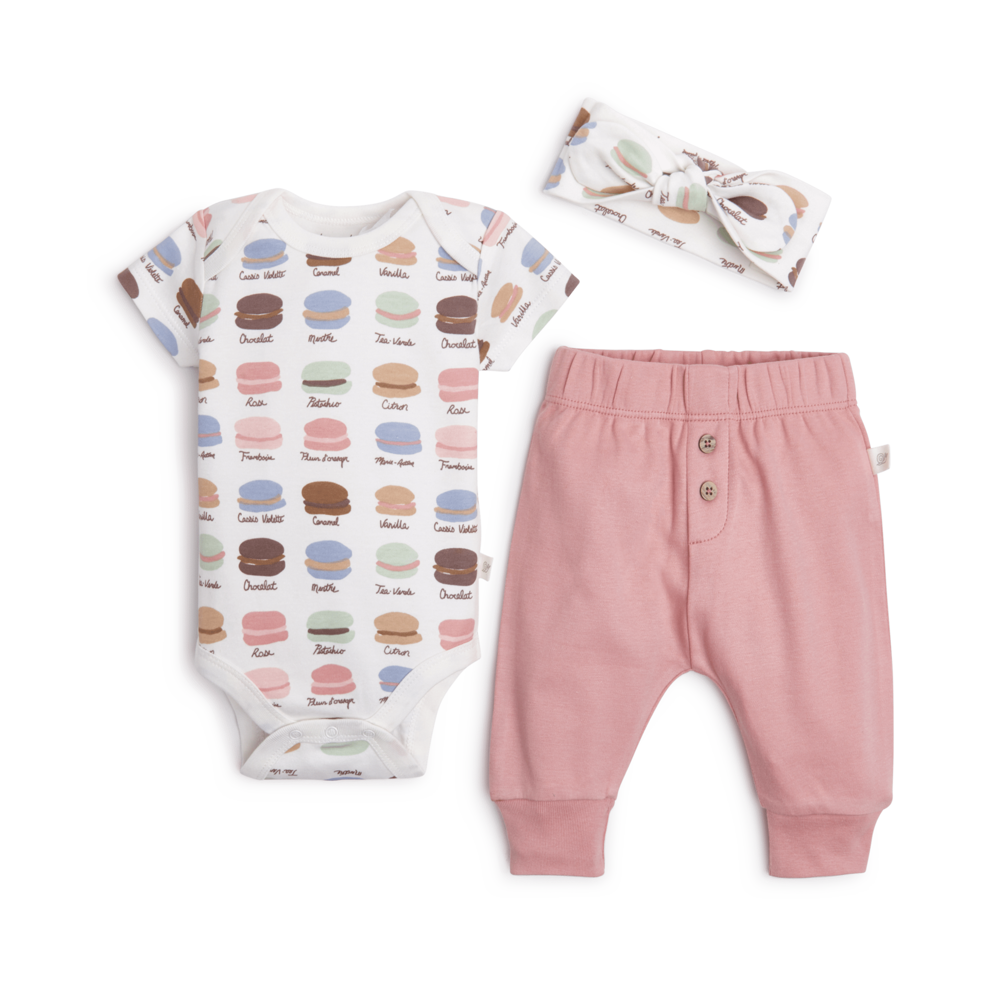 Tiny Kind 3 Piece Organic Outfit Set.