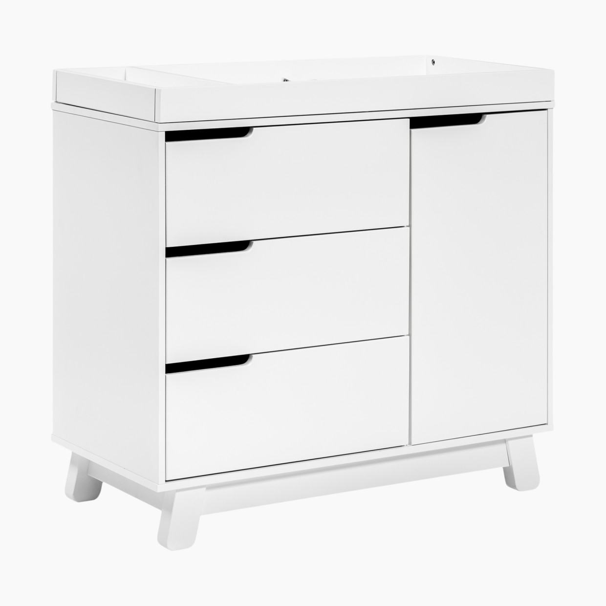 babyletto Hudson 3-Drawer Changer Dresser - White.