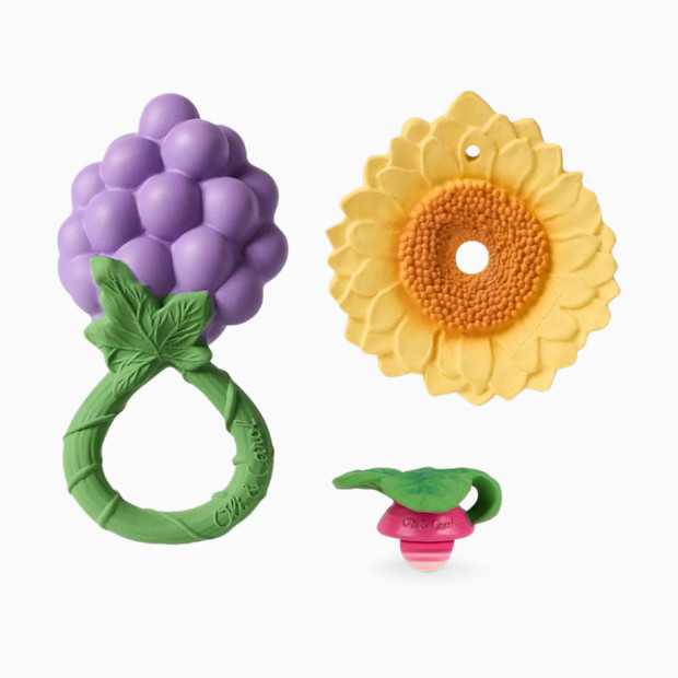 Oli & Carol Rattle & Teether Gift Set.