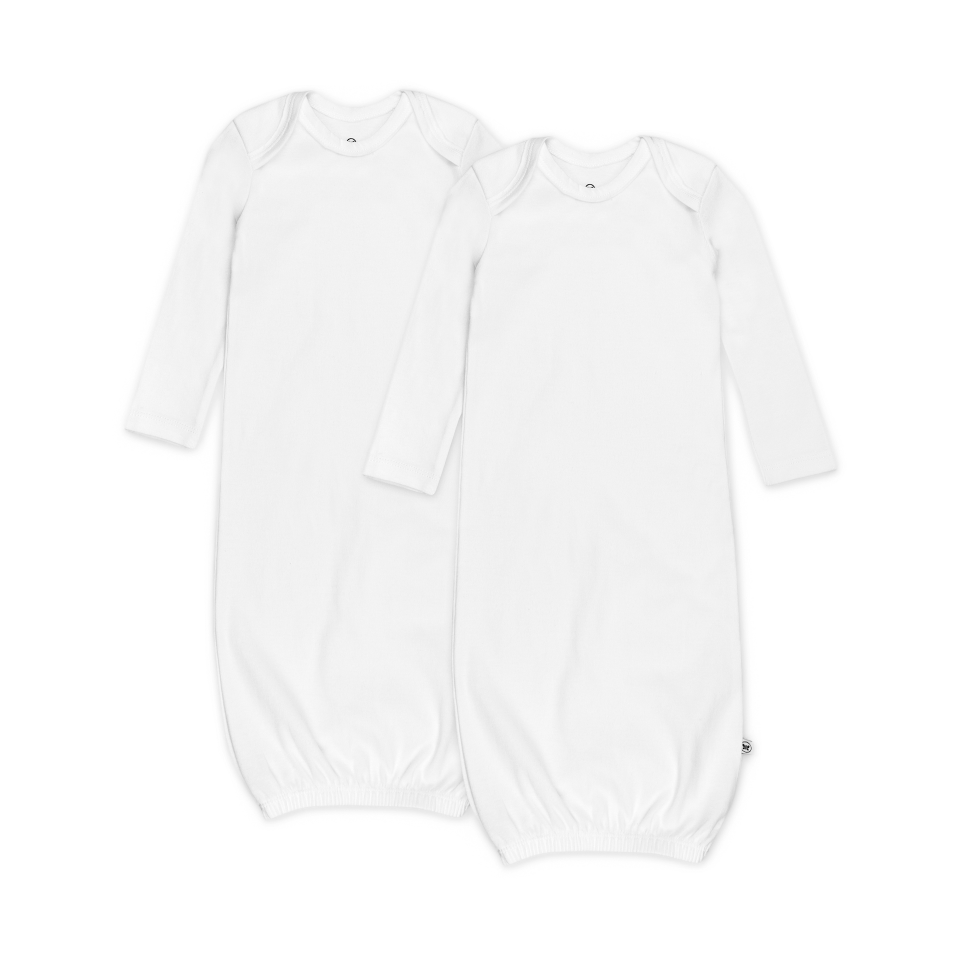 Honest Baby Clothing 2-Pack Organic Cotton Sleeper Gowns.