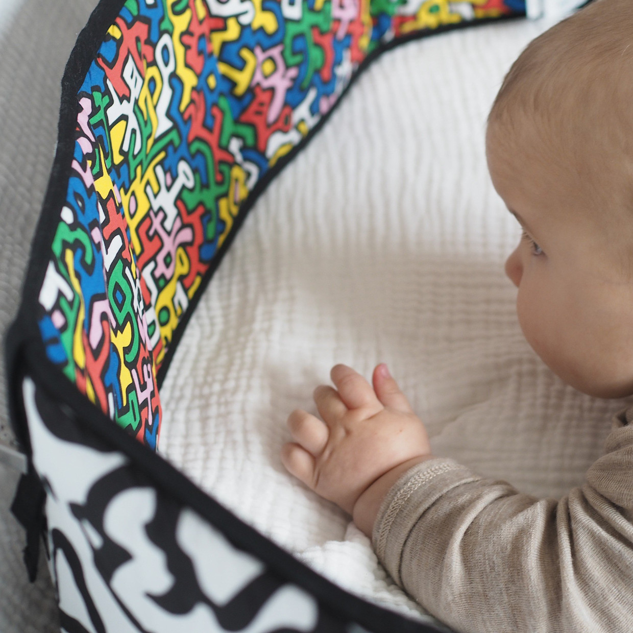 Etta Loves Sensory Strip (Reversible) - Keith Haring.
