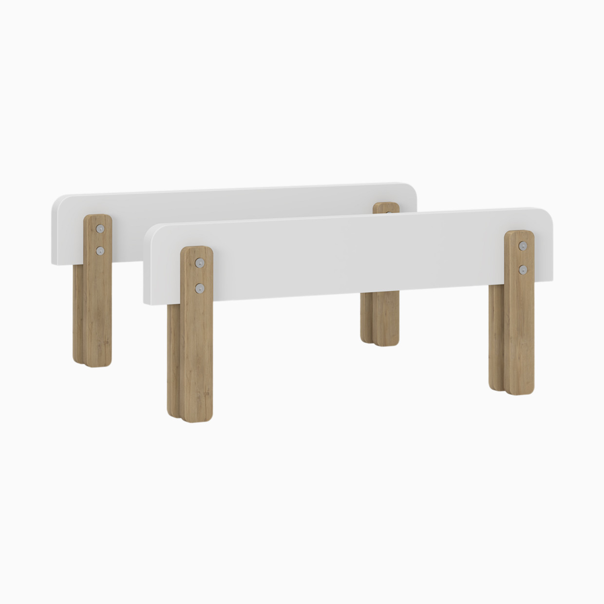 dadada Muse Toddler Bed - White/Natural.