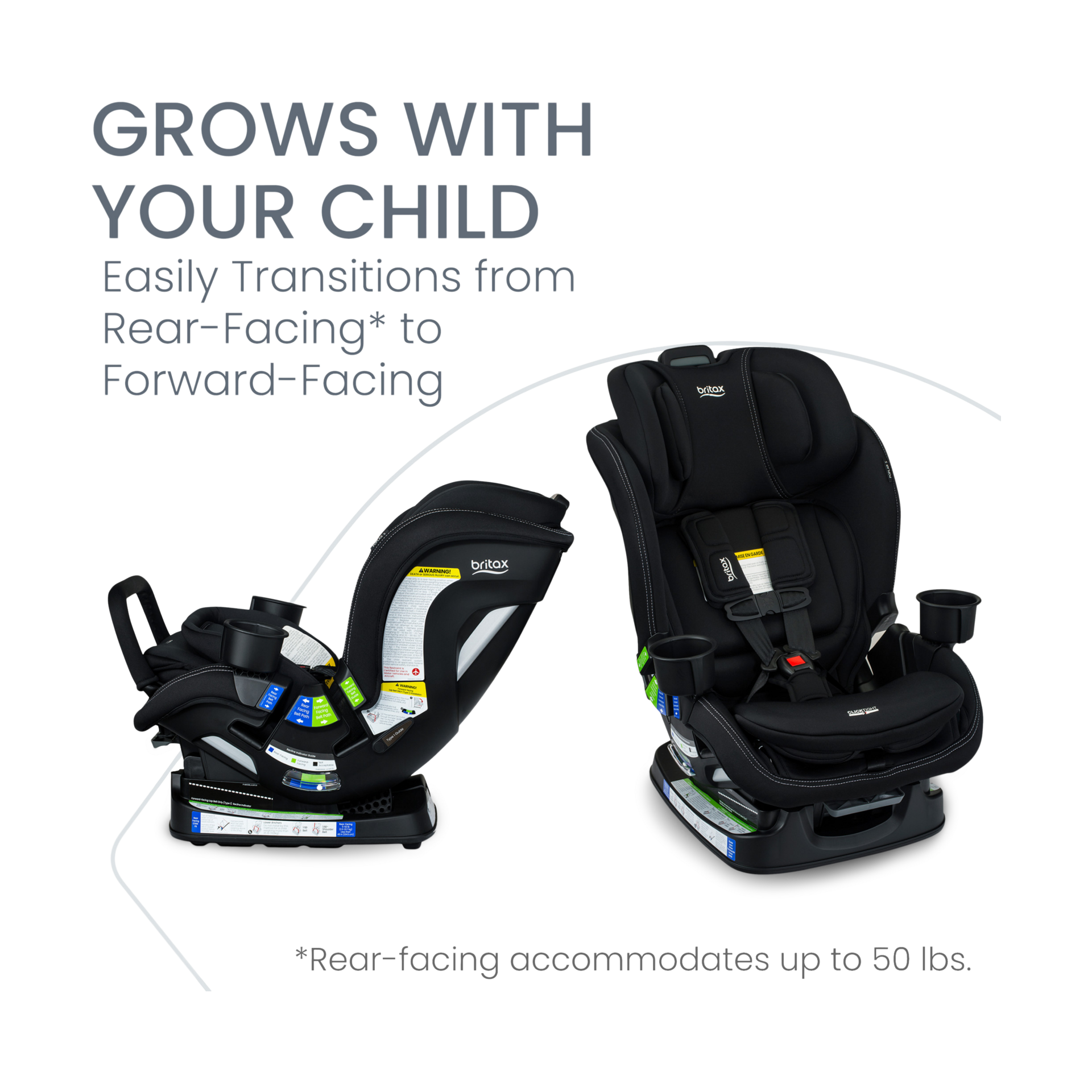 Britax Poplar S Convertible Car Seat.