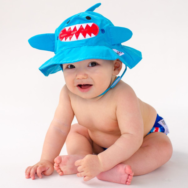 ZOOCCHINI Sun Hat - Shark, 6-12 Months.