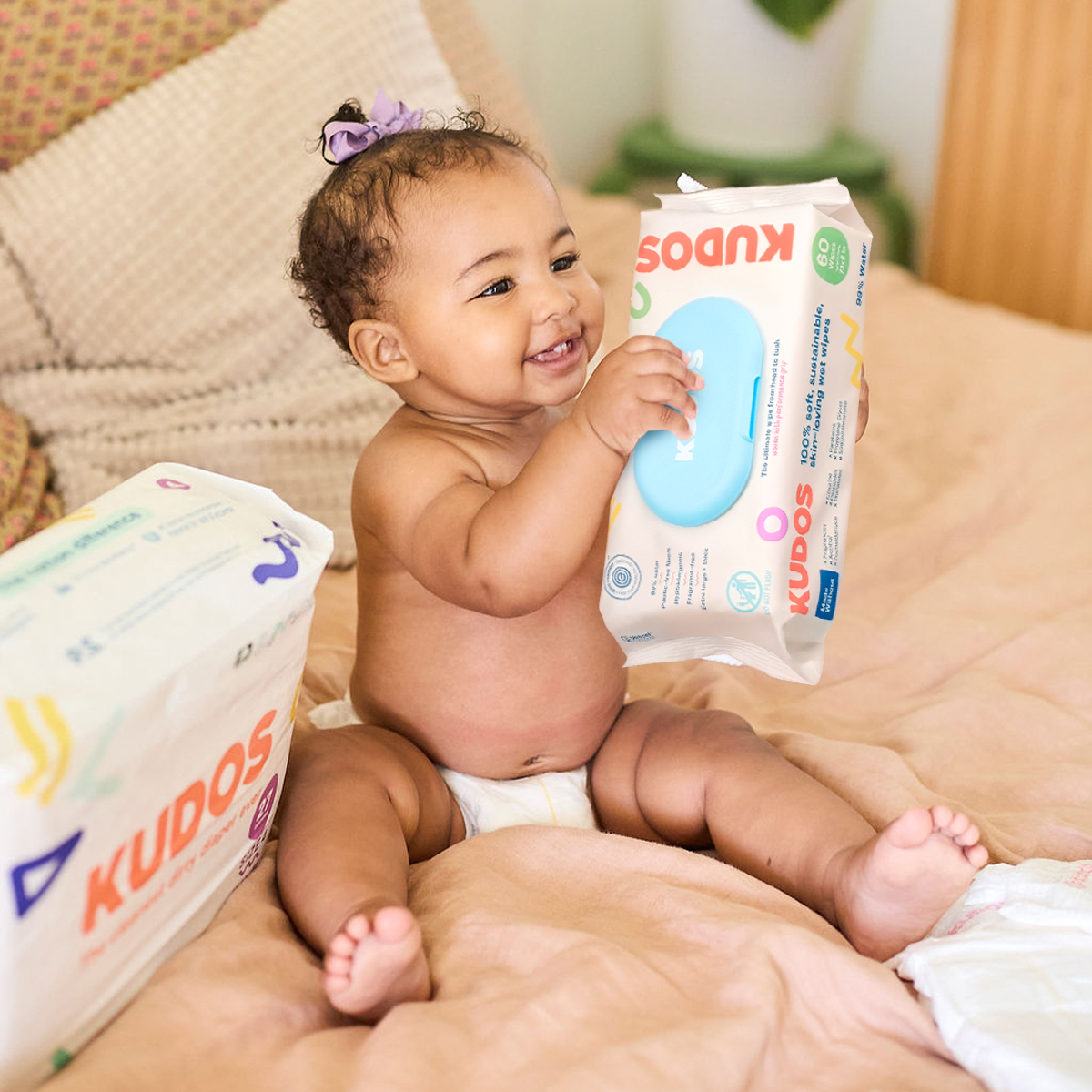 Kudos Baby Wipes - 240 Count.