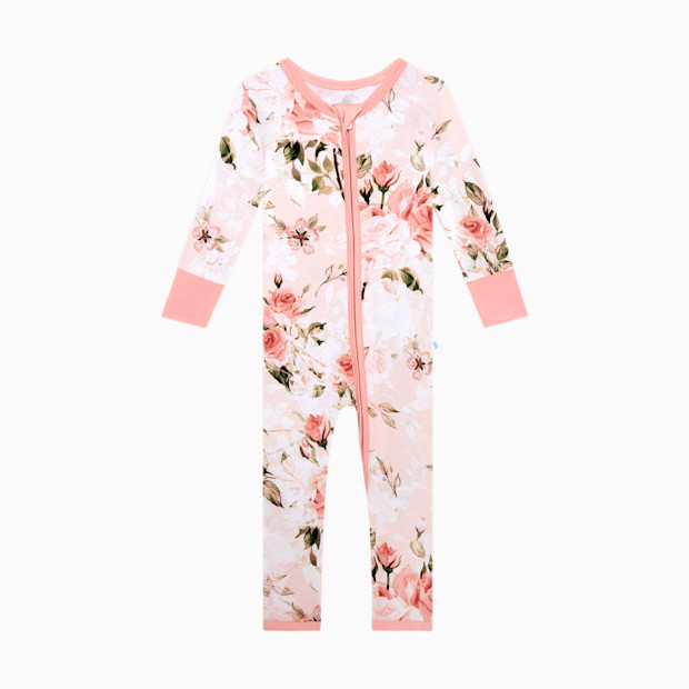 Posh Peanut Convertible One Piece - Vintage Pink Rose, 3-6 M.