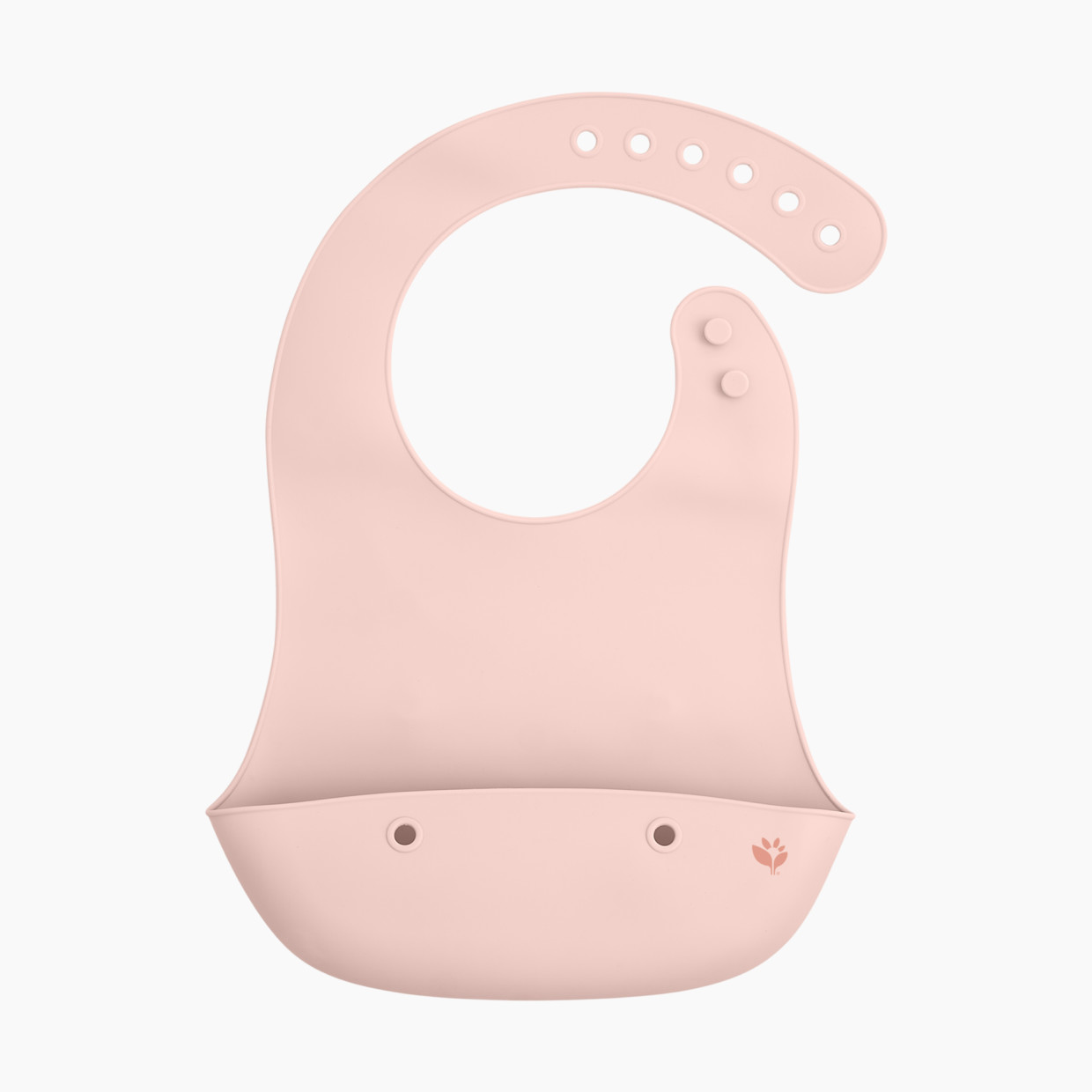GREEN SPROUTS Silicone Scoop Bib - Light Grapefruit.