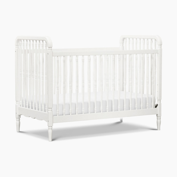Namesake Liberty 3-in-1 Spindle Crib with Toddler Bed Conversion Kit - Warm White.
