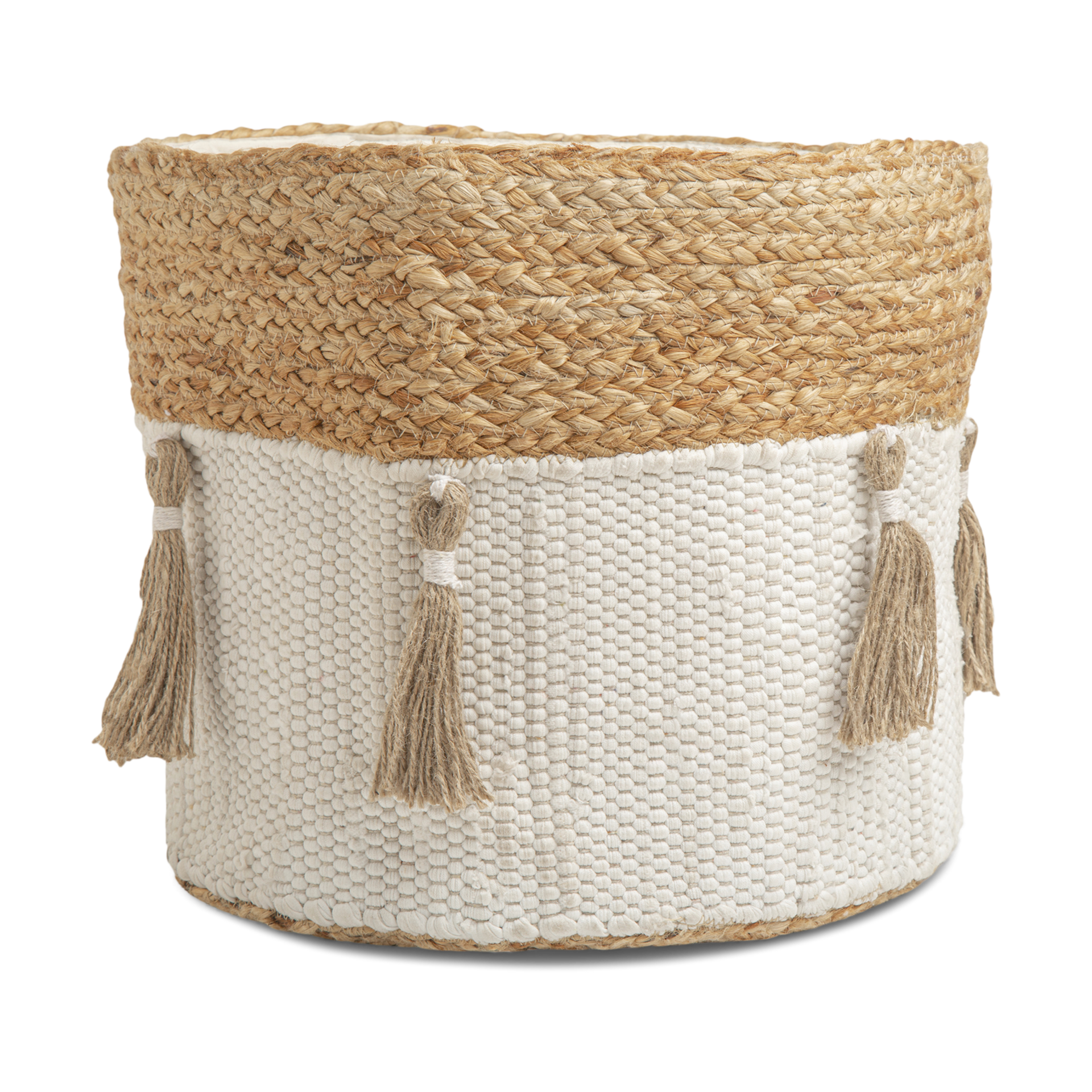 Crane Baby Cotton and Jute Storage Bin.