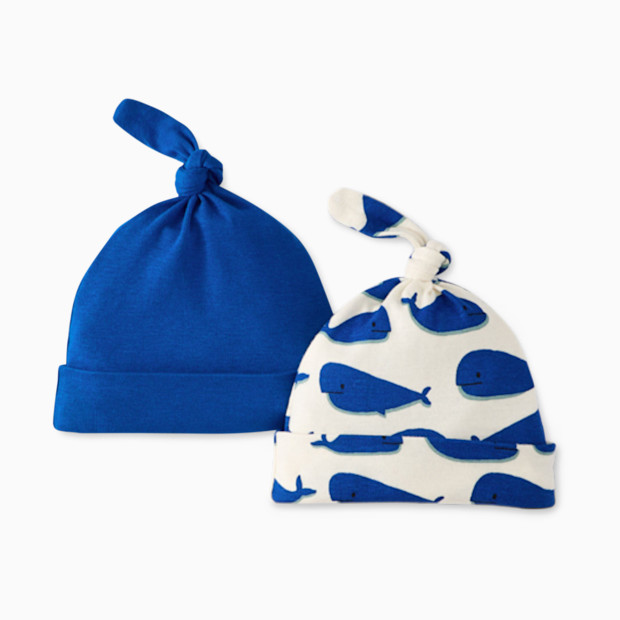 Hanna Andersson Baby Organic Cotton Top Knot Hat (2 Pack).