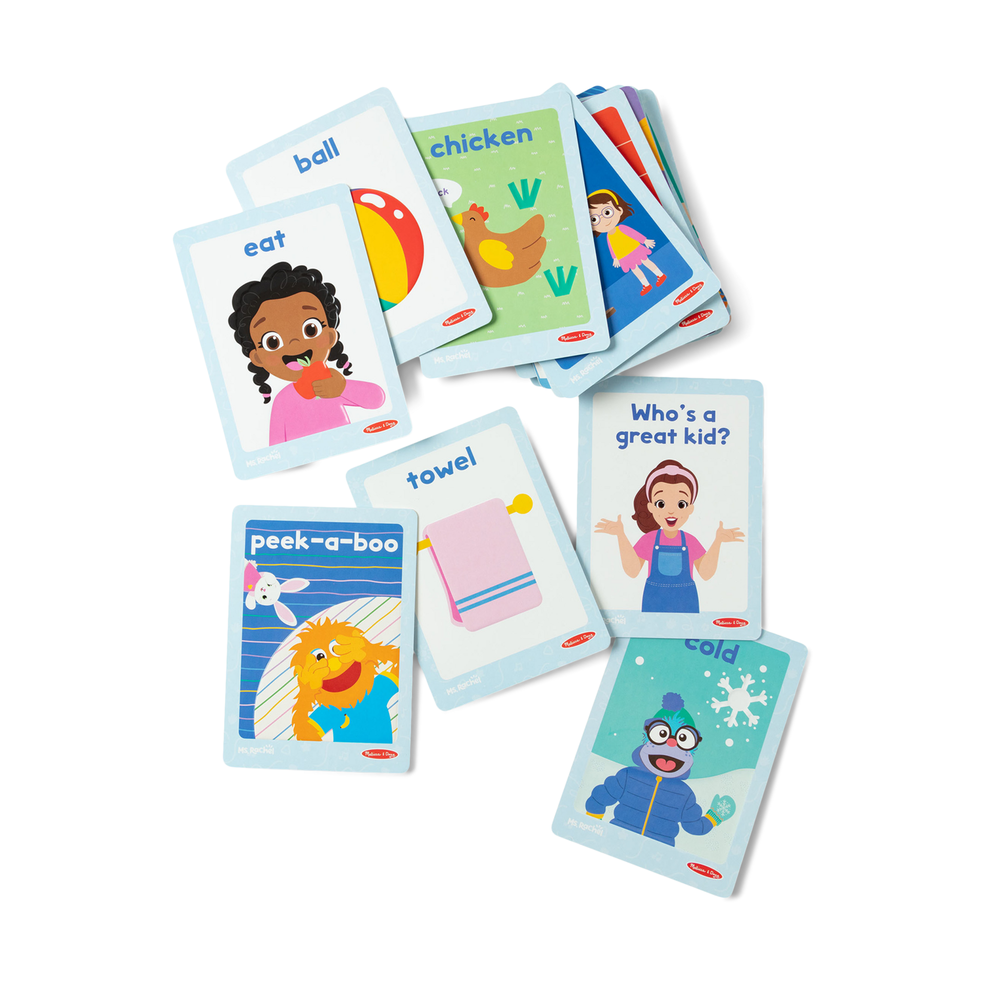 Melissa & Doug Ms. Rachel 1st Words Flashcards.