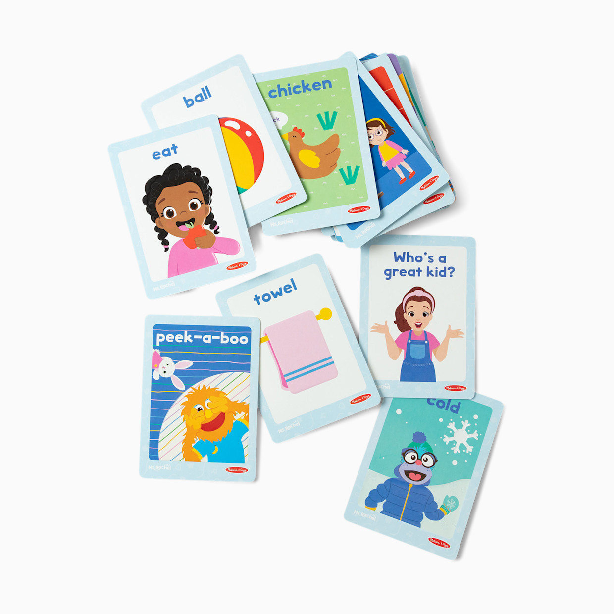 Melissa & Doug Ms. Rachel 1st Words Flashcards.