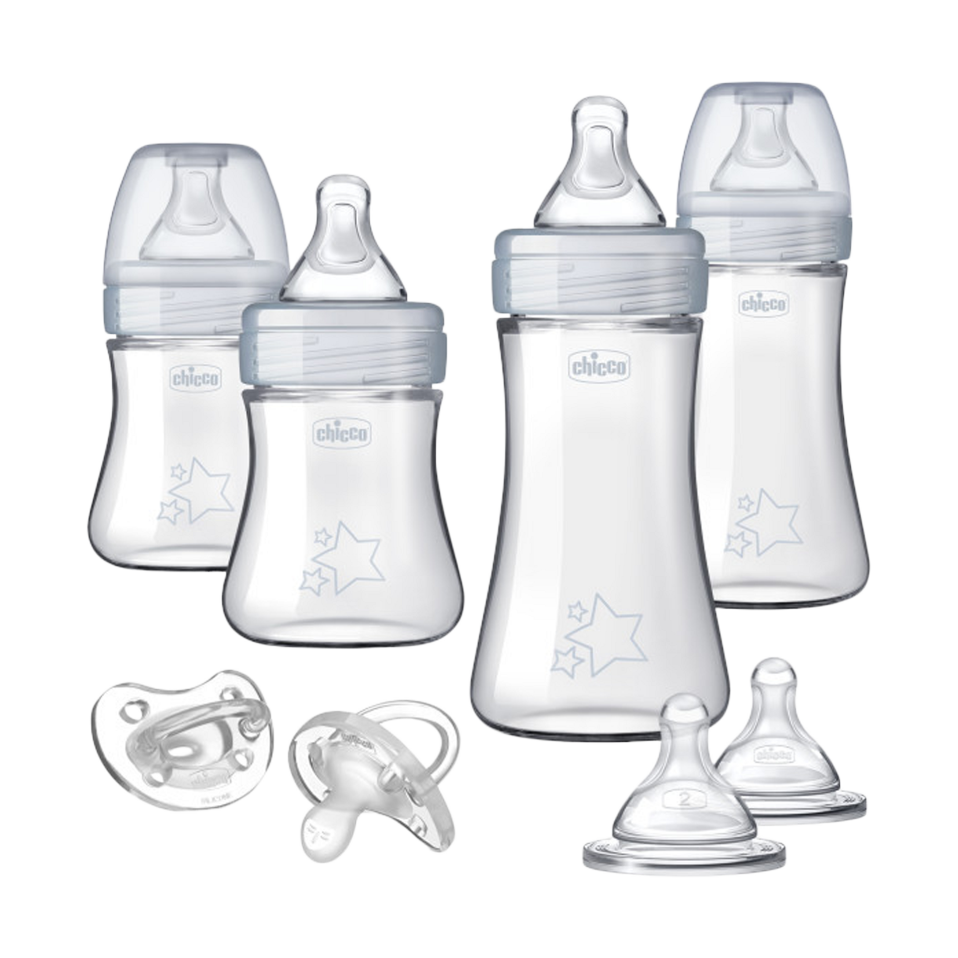 Chicco Duo Newborn Hybrid Baby Bottle Starter Gift Set.