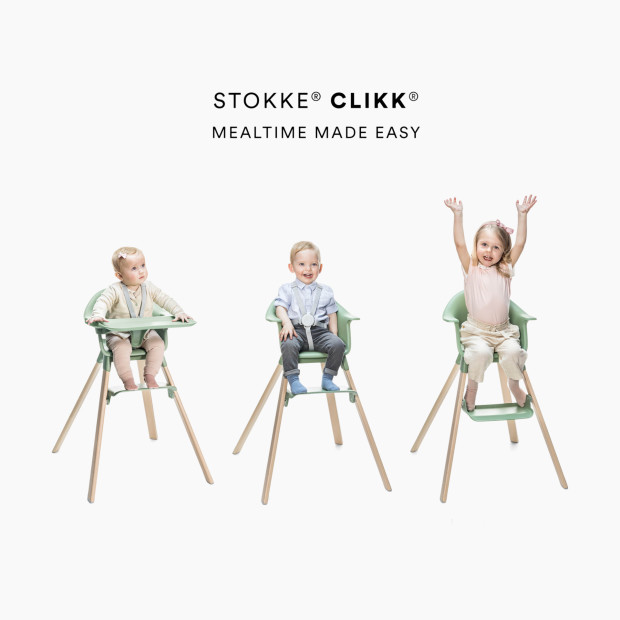 Stokke Clikk High Chair & Travel Bag Bundle - White.