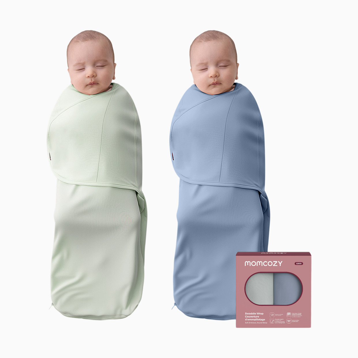 Momcozy Swaddle Sleep Sack (2 Pack) - Serenity.