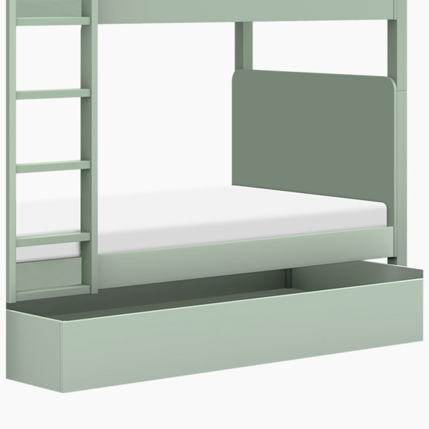 babyletto TipToe Twin Storage Trundle Bed.