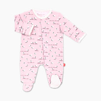 Magnetic Me Footie Pajamas Soft Modal Baby Sleepwear with Quick Magnetic Fastener | Boys and Girls Sleeper Preemie-24 Months