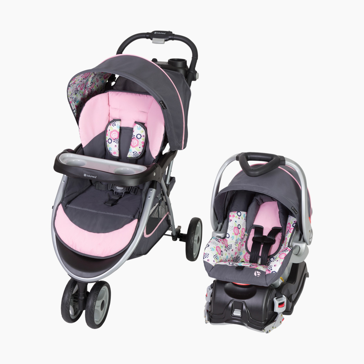 Baby Trend Skyview Travel System - Flora.