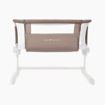 Baby Delight Beside Me Dreamer Bassinet | Bedside Sleeper & Baby Bassinet | 6-Position Height Adjustment | 100% GOTS Certified Organic Cotton Fabric | Organic Mocha