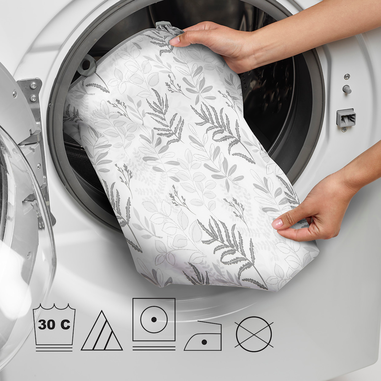 Boppy Nursing Cover for Breastfeeding - Green Gray Fern.