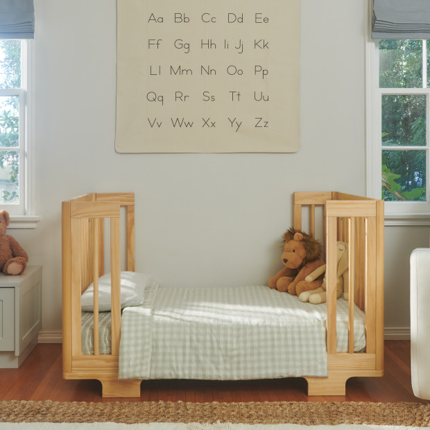 babyletto Yuzu 8-in-1 Convertible Crib with All-Stages Conversion Kits - Natural.