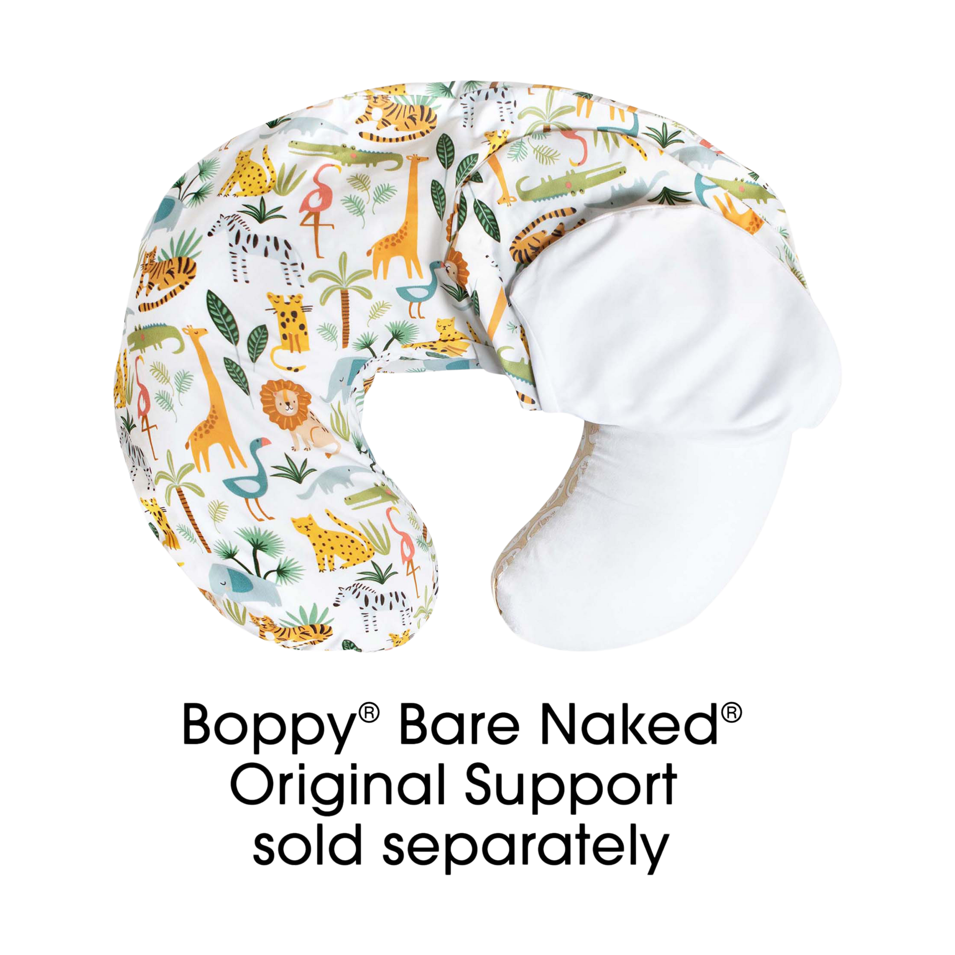 Boppy Original Support Nursing Pillow Cover and Protective Liner Bundle