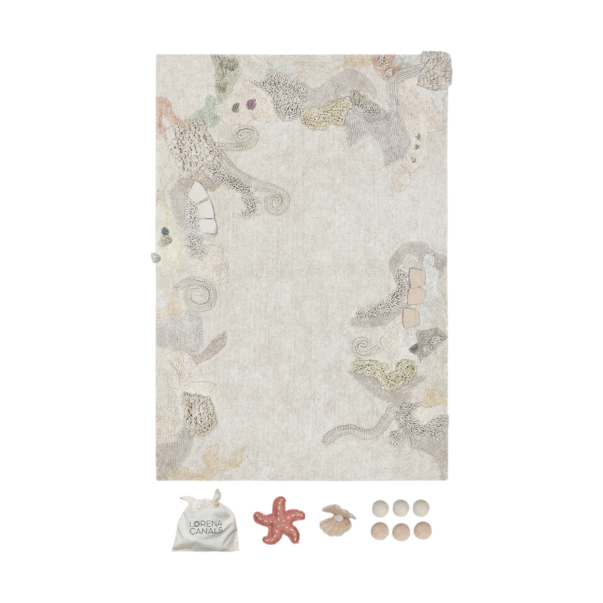 Lorena Canals Seabed Washable Play Rug.