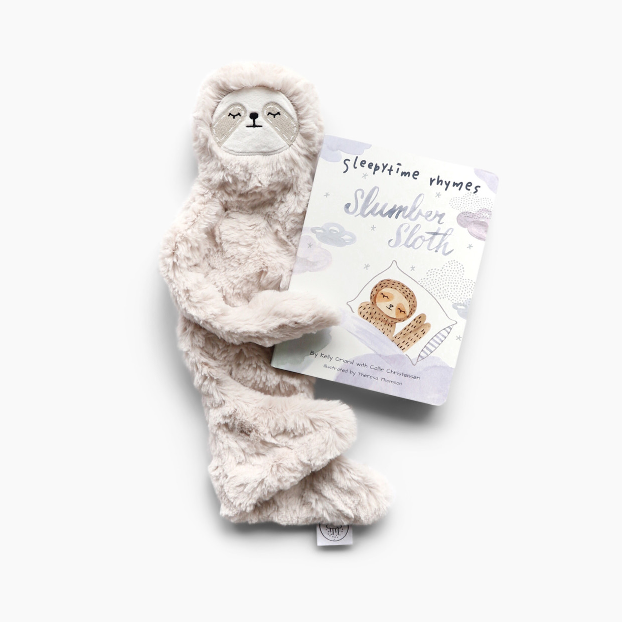 Slumberkins Plush Snuggler & Board Book Bundle 2019 (Discontinued) - Hazel Slumber Sloth (Relaxation).