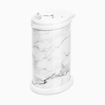 Ubbi Steel Diaper Pail, Odor Locking, No Special Bag Required, Award-Winning, Registry Must-Have, Marble