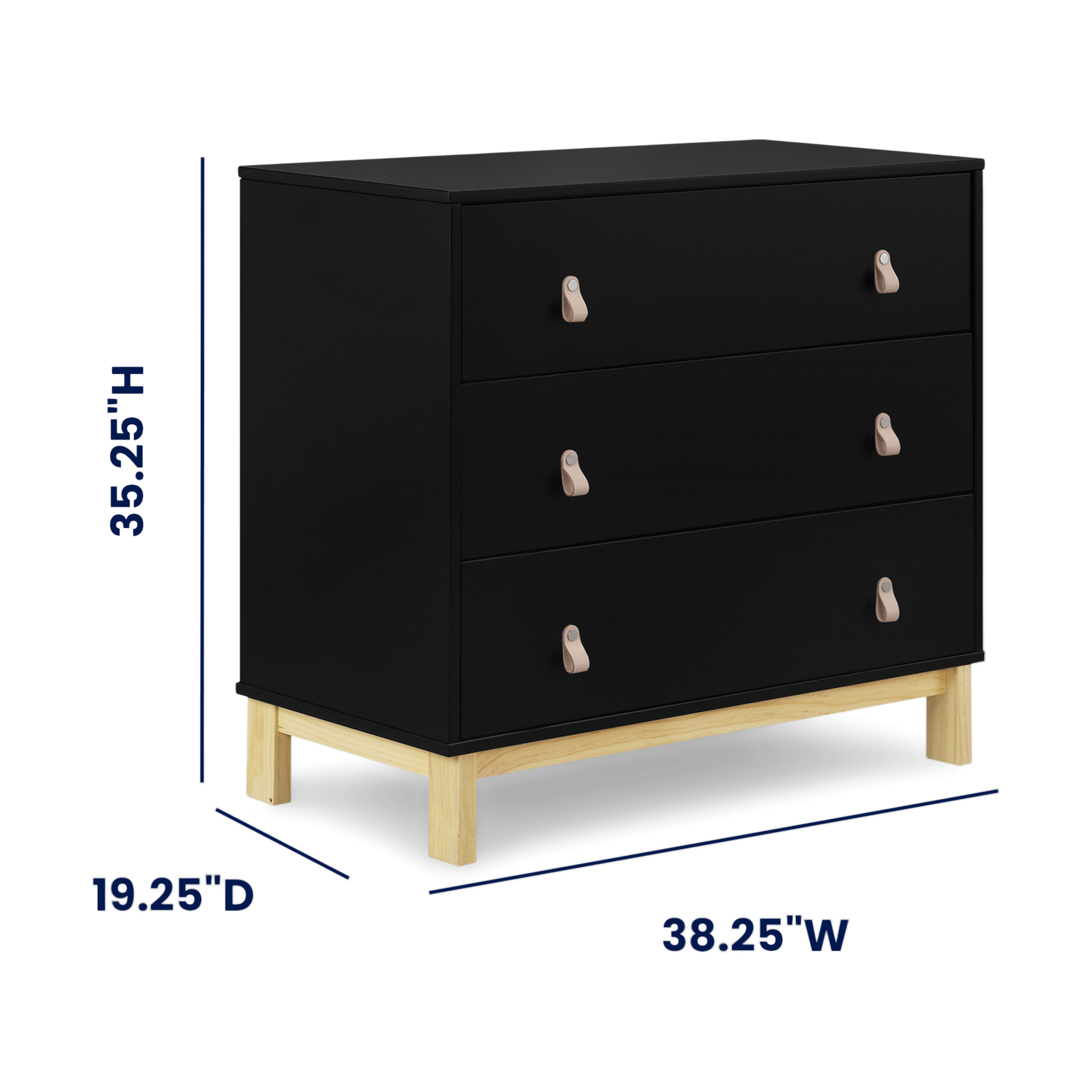 Delta Children babyGap Legacy 3 Drawer Dresser - Ebony/Natural.