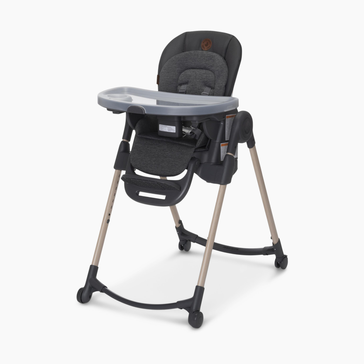 Maxi-Cosi Minla 6-in-1 Adjustable High Chair - Classic Graphite.