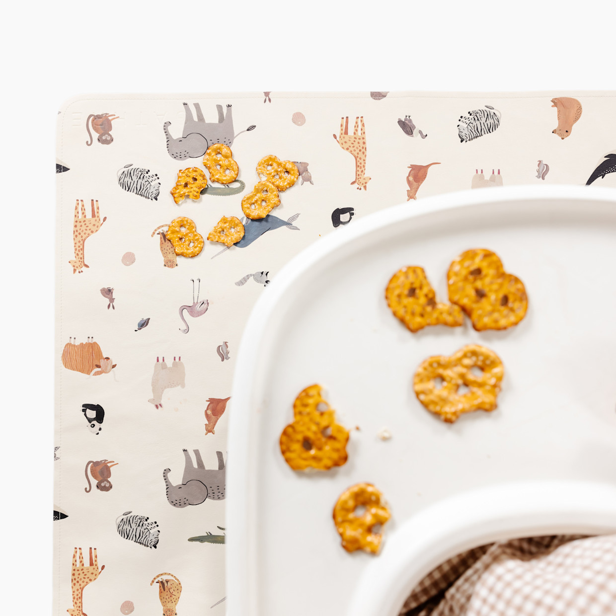 Gathre Easy Clean High Chair & Play Mat - Menagerie.