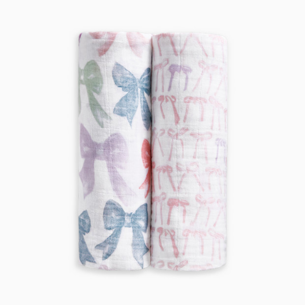Aden + Anais Organic Cotton Muslin Swaddle Blanket (2 Pack).
