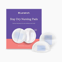Lansinoh Stay Dry Disposable Nursing Pads, Soft and Super Absorbent Breast Pads, Breastfeeding Essentials for Moms, 200 Count