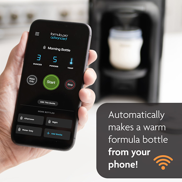 Baby Brezza Formula Pro Advanced WiFi Baby Formula Dispenser.